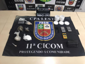 Imagem da notícia - No bairro Coroado, Polícia Militar detém dois homens por tráfico de drogas