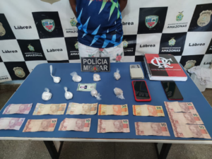 Imagem da notícia - Em Lábrea, PMAM detém homem com drogas no Centro da cidade
