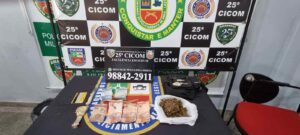 Imagem da notícia - Polícia Militar detém jovem com drogas em comunidade da zona leste
