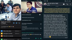 Imagem da notícia - Criminosos aplicam golpes usando imagem de servidores do Detran-AM