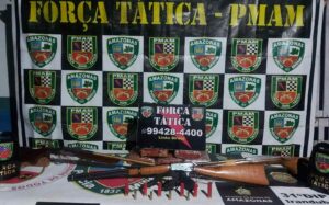 Imagem da notícia - Em ações, Força Tática apreende seis armas de fogo e drogas
