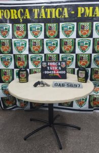 Imagem da notícia - Força Tática apreende armas, munições e drogas na zona leste de Manaus