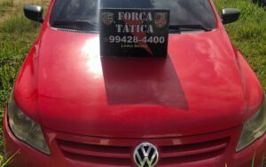 Imagem da notícia - Força Tática recupera veículo com restrição de roubo