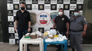Imagem da notícia - Em Carauari, Polícias Civil e Militar incineram 20 quilos de drogas