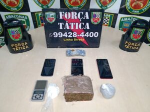 Imagem da notícia - Força Tática prende indivíduos em posse ilegal de arma de fogo e drogas