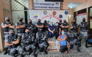 Imagem da notícia - Em comemoração ao 19º aniversário, Rocam doa 3,2 toneladas de alimentos