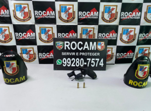 Imagem da notícia - Rocam detém homem por porte ilegal de arma de fogo na zona norte