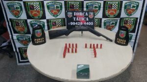 Imagem da notícia - PM encontra arma de fogo e munições em residência na zona leste