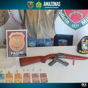Imagem da notícia - Em Pauini, PMAM prende foragido da justiça armado