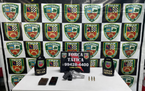 Imagem da notícia - Força Tática detém homem por porte ilegal de arma e munições