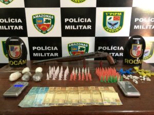 Imagem da notícia - Em Careiro Castanho, homem é preso pela Rocam com drogas e arma