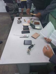 Imagem da notícia - Na zona sul, PM prende três envolvidos em furtos com uso de ‘chapolin’