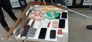 Imagem da notícia - Em ação conjunta, PC e PM prende três envolvidos com tráfico de drogas