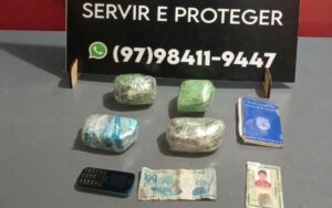 Imagem da notícia - Em Tabatinga, Polícia Militar detém homem por tráfico de entorpecentes