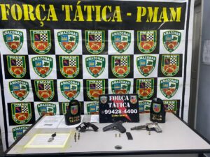 Imagem da notícia - Força Tática liberta motorista refém e apreende armas de fogo em Manaus