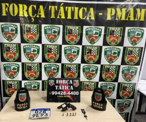 Imagem da notícia - Força Tática prende dois indivíduos com arma na zona norte