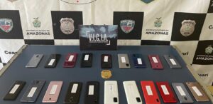 Imagem da notícia - PC-AM realiza apreensão de 20 celulares em Coari