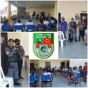 Imagem da notícia - Polícia Militar participa de palestra para grupo de idosos em Nhamundá