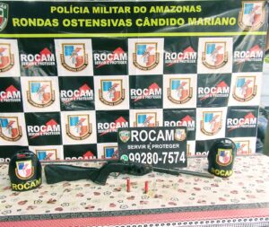 Imagem da notícia - Dois homens são presos com armas e drogas na capital e em Iranduba