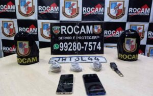 Imagem da notícia - Em ações na capital, Rocam detém dois homens e apreende arma e drogas