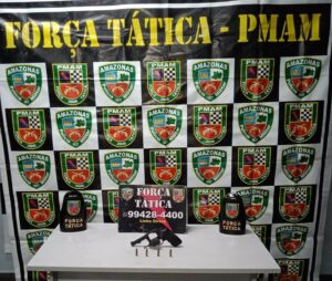 Imagem da notícia - Força Tática da PMAM apreende armamento perdido por infratores
