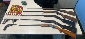 Imagem da notícia - PC-AM prende em flagrante agricultor com sete armas, em Rio Preto da Eva