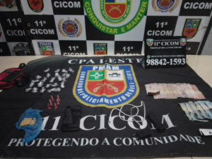 Imagem da notícia - PM prende  homem por tráfico de drogas na zona leste