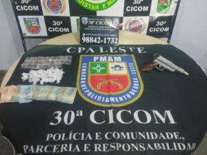 Imagem da notícia - No Jorge Teixeira, suspeito de tráfico é preso em flagrante pela PM, após denúncia anônima