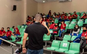 Imagem da notícia - PC-AM realiza palestra de prevenção ao cyberbullying para estudantes