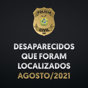 Imagem da notícia - PC-AM divulga lista de nomes das pessoas encontradas em agosto de 2021