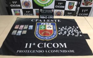 Imagem da notícia - No bairro Coroado, Polícia Militar detém jovem com entorpecentes