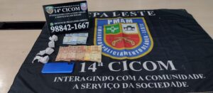 Imagem da notícia - No bairro Tancredo Neves, PMAM prende jovem por tráfico de drogas