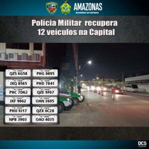 Imagem da notícia - 12 veículos com restrição de roubo são recuperados na capital