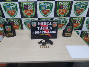 Imagem da notícia - No bairro Novo Aleixo, PM prende homem com arma de fogo ilegal