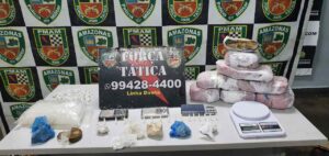 Imagem da notícia - No bairro São Francisco, PM prende homem por tráfico de drogas