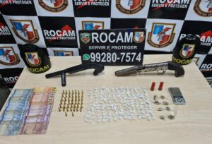 Imagem da notícia - Rocam apreende adolescente e prende dois homens na zona norte