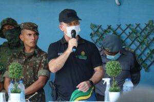 Imagem da notícia - Secretário de Segurança Pública recebe tropa da Força Nacional