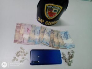 Imagem da notícia - Polícia Militar detém homem por tráfico de drogas na zona sul