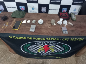 Imagem da notícia - Homens são detidos pela PMAM comercializando entorpecentes  em Manacapuru