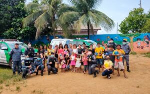 Imagem da notícia - Batalhão da Polícia Militar promove ação social em instituições filantrópicas de Manacapuru