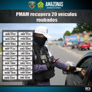 Imagem da notícia - Polícia Militar recupera 20 veículos durante o fim de semana em várias zonas da capital