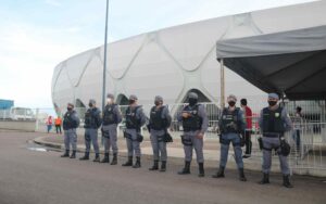 Imagem da notícia - Segurança é reforçada na Arena da Amazônia no segundo dia de jogos do Torneio Internacional de Futebol Feminino