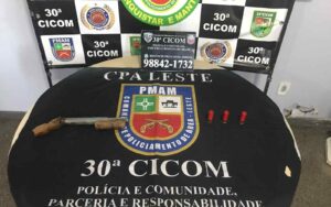 Imagem da notícia - Suspeito de integrar facção criminosa é preso com arma de fogo em Manaus