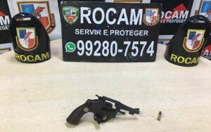 Imagem da notícia - PMAM homem por porte ilegal de arma de fogo, na zona centro-oeste