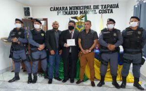 Imagem da notícia - Corregedor-geral da SSP-AM recebe título de cidadão honorário do município de Tapauá