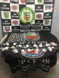 Imagem da notícia - No bairro Jorge Teixeira, PMAM apreende mais de 800 papelotes de entorpecentes e detém um indivíduo