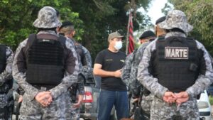 Imagem da notícia - Policiais militares embarcam para interior do Amazonas para atuar na operação Hórus