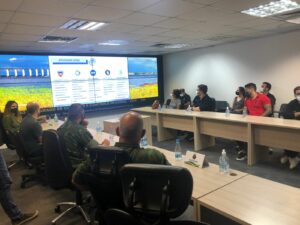 Imagem da notícia - CICC recebe visita de representantes da Agência Brasileira de Inteligência e da Marinha do Brasil
