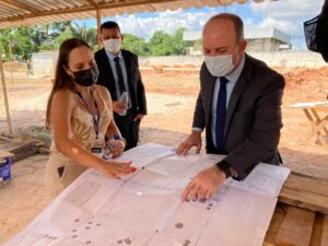 Imagem da notícia - Secretário de Segurança visita obras do novo batalhão da Rocam