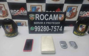 Imagem da notícia - No bairro Colônia Oliveira Machado, homem é preso pela PMAM por tráfico de drogas